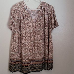 St John's Bay Blouse Plus 3X